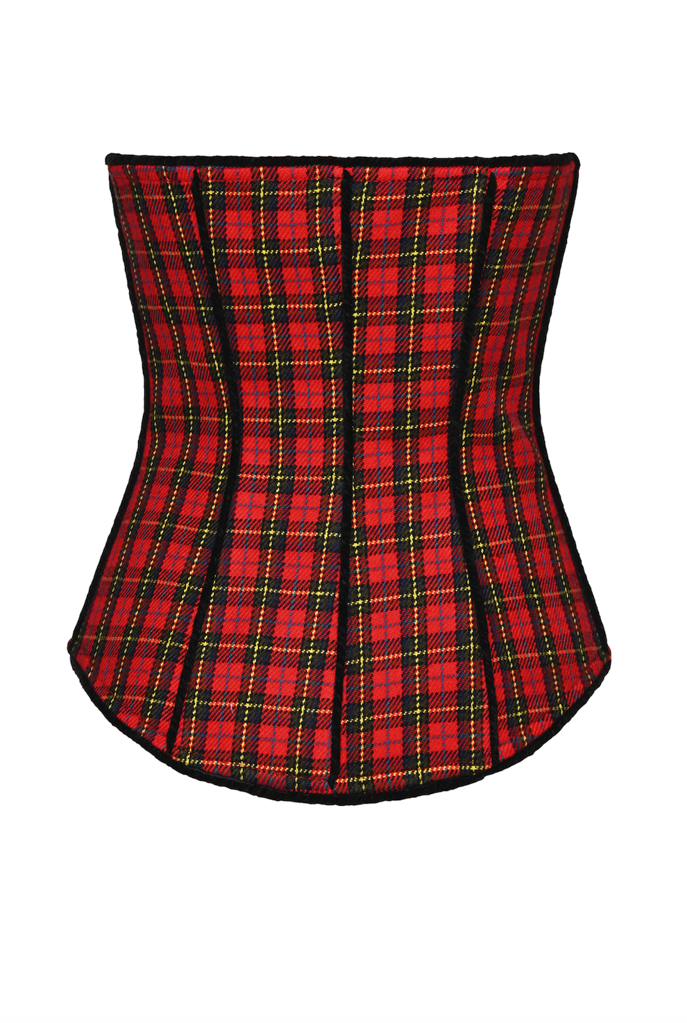 TARTAN BELTED CORSET