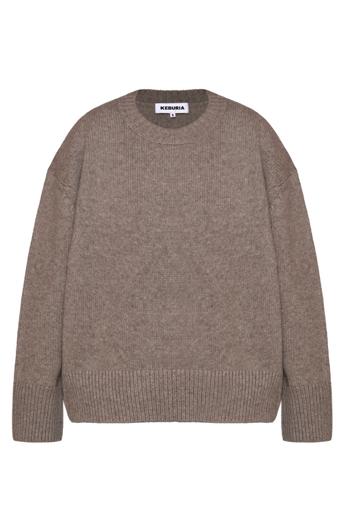 CASHMERE FUZZY SWEATER