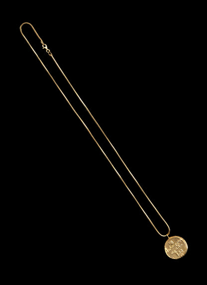 Gold Necklace with Georgian Abazi Coin