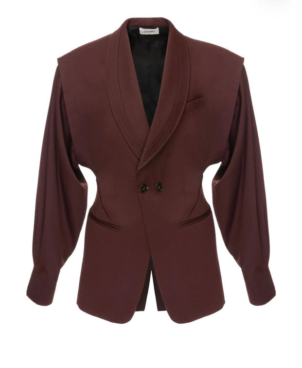 BURGUNDY BLAZER