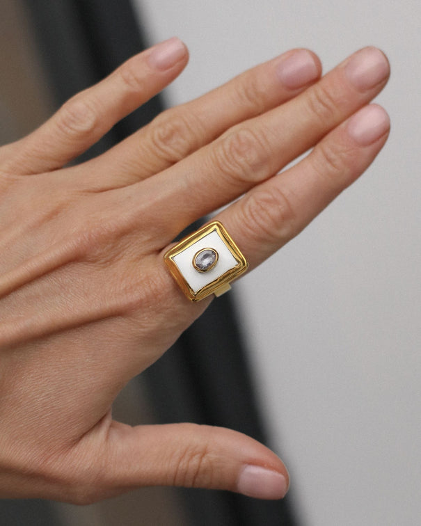 Ivory Muse Ring