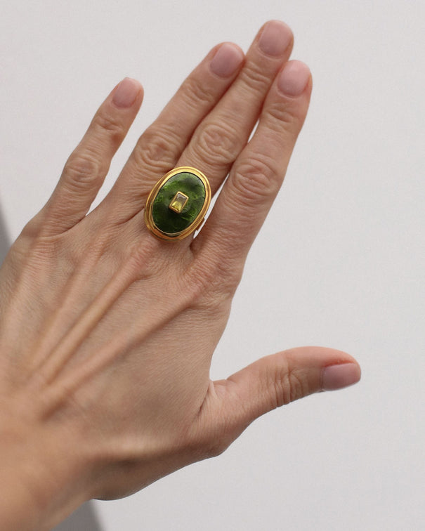 Verdant Halo Ring