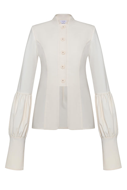 Tatuna Blouse W long detailed sleeves