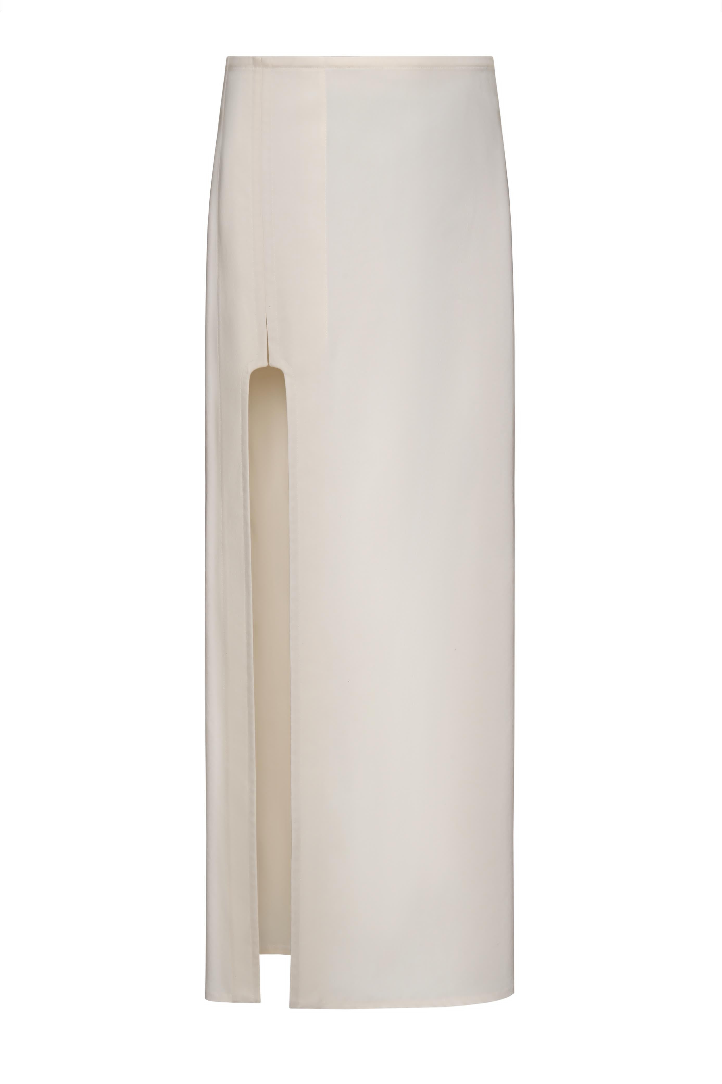 tatun High-waist slit skirt