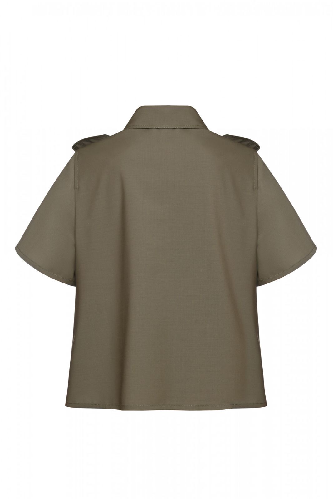 Military shirt in olive green