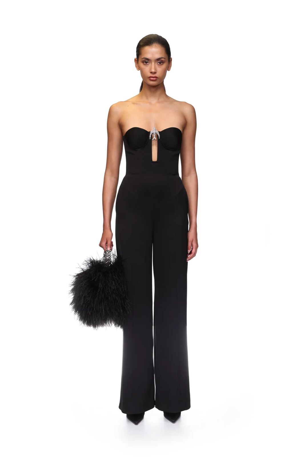 KOMA swallow bird wide leg jumpsuit