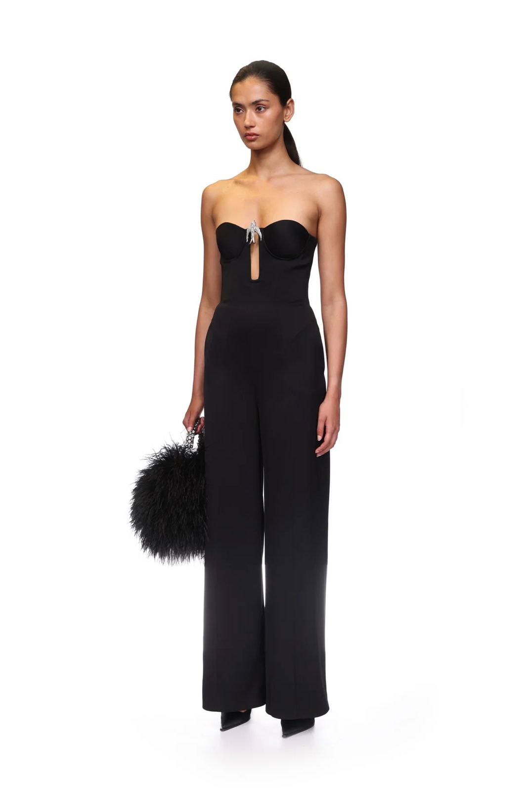 KOMA swallow bird wide leg jumpsuit