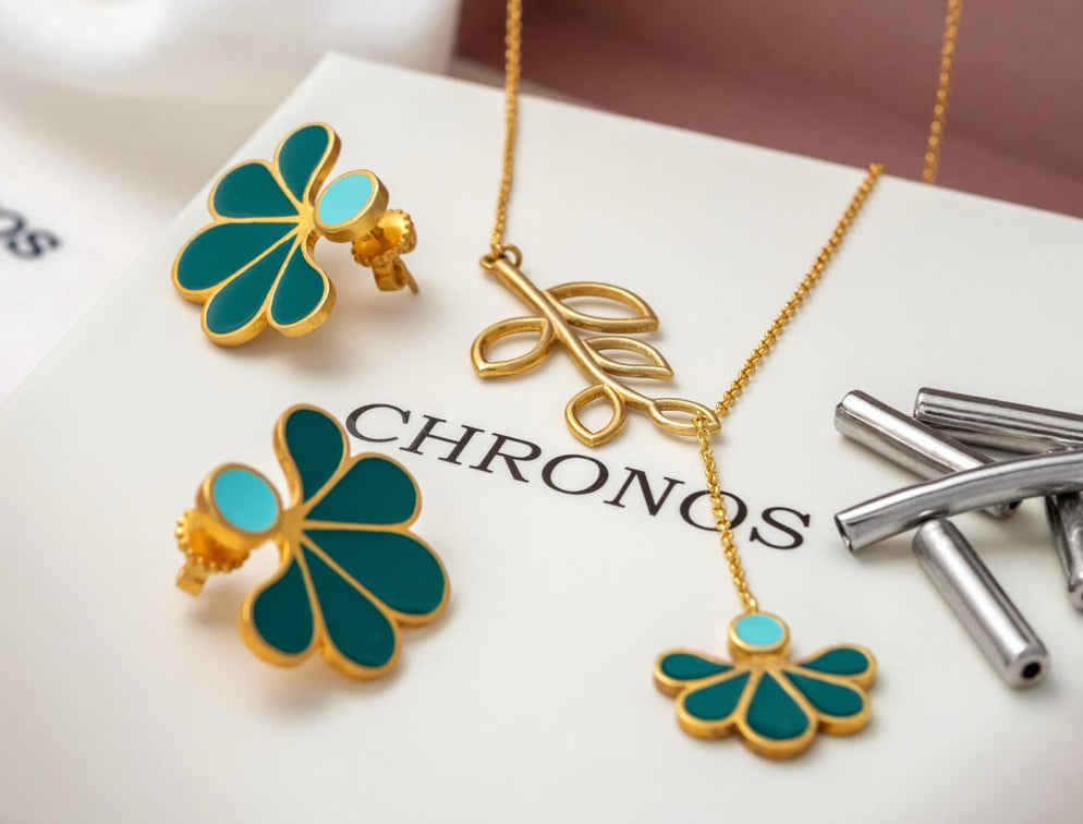 chronos earring flower shape