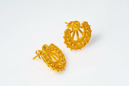 Earrings with Sun and Moon Inspiration