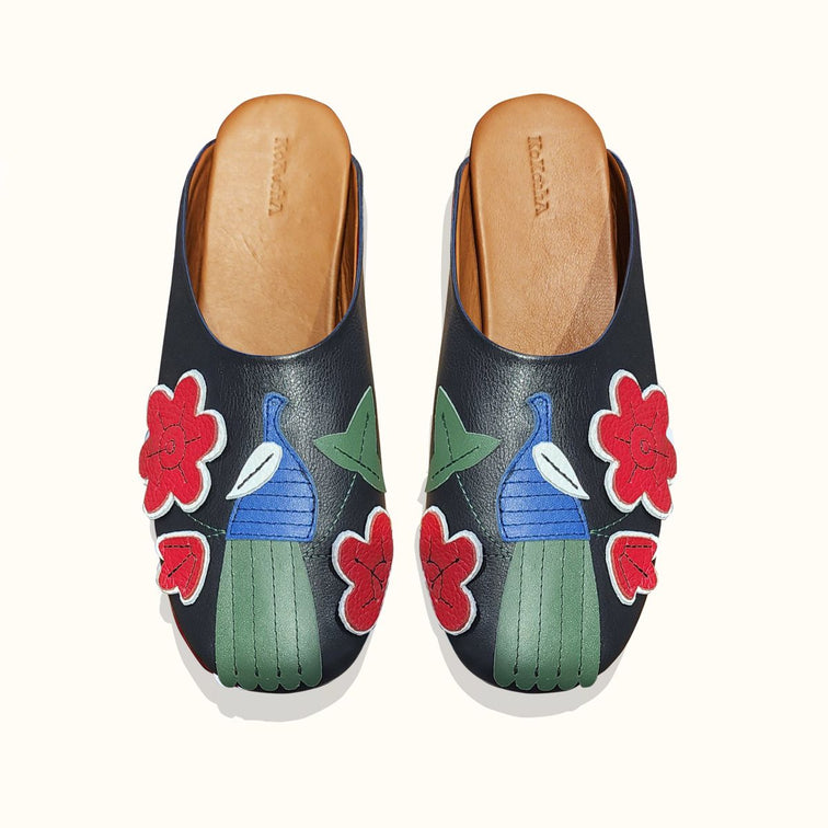 KOKOSHA MULES black