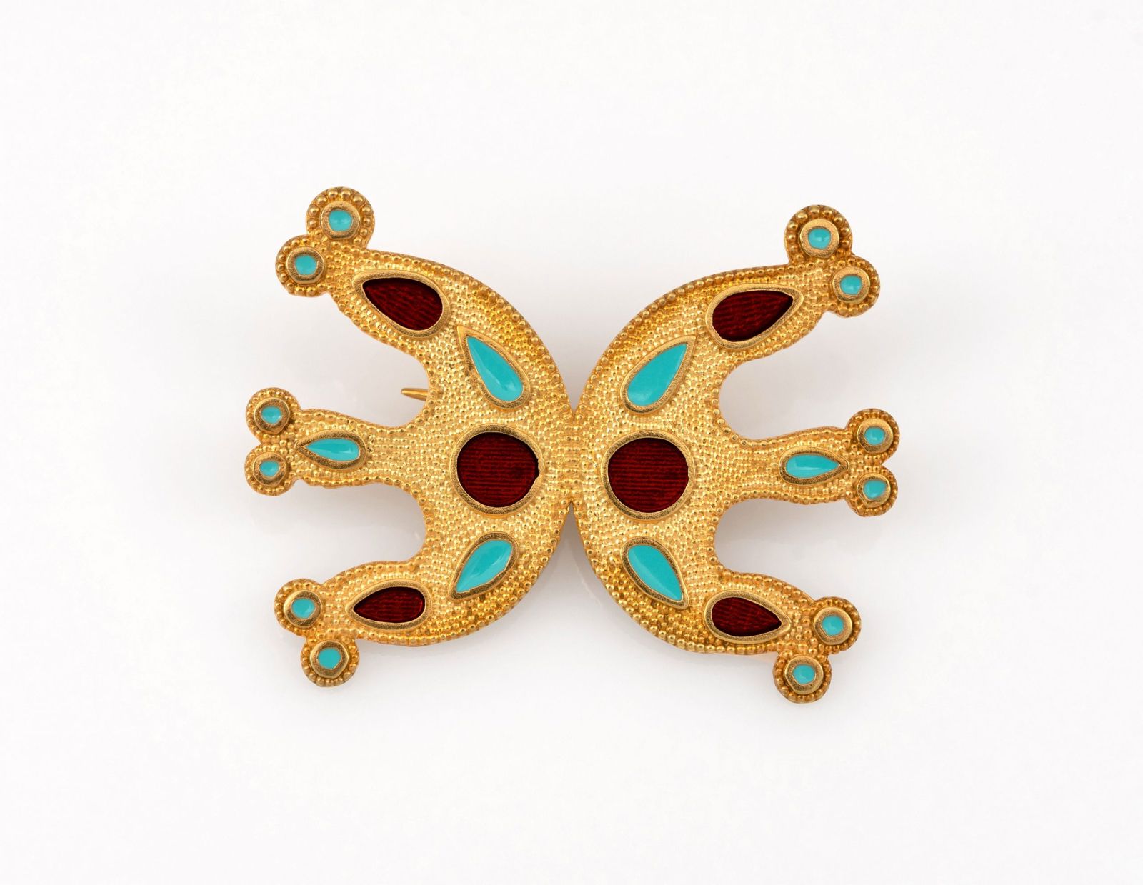 Brooch with Enamel