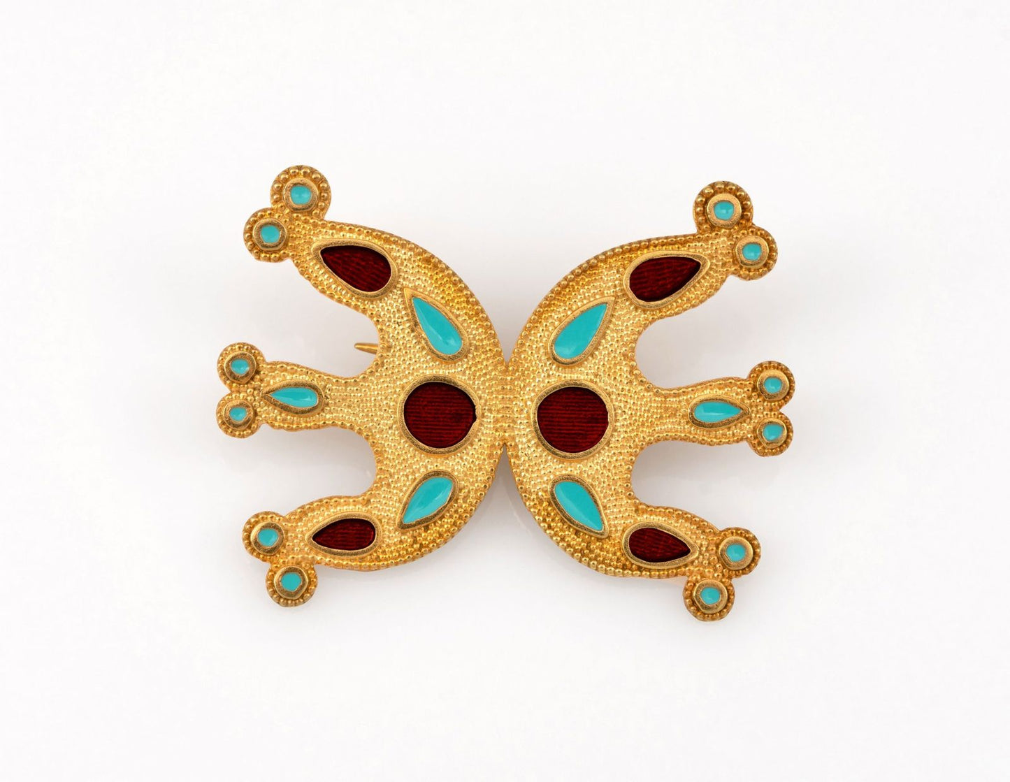 Brooch with Enamel