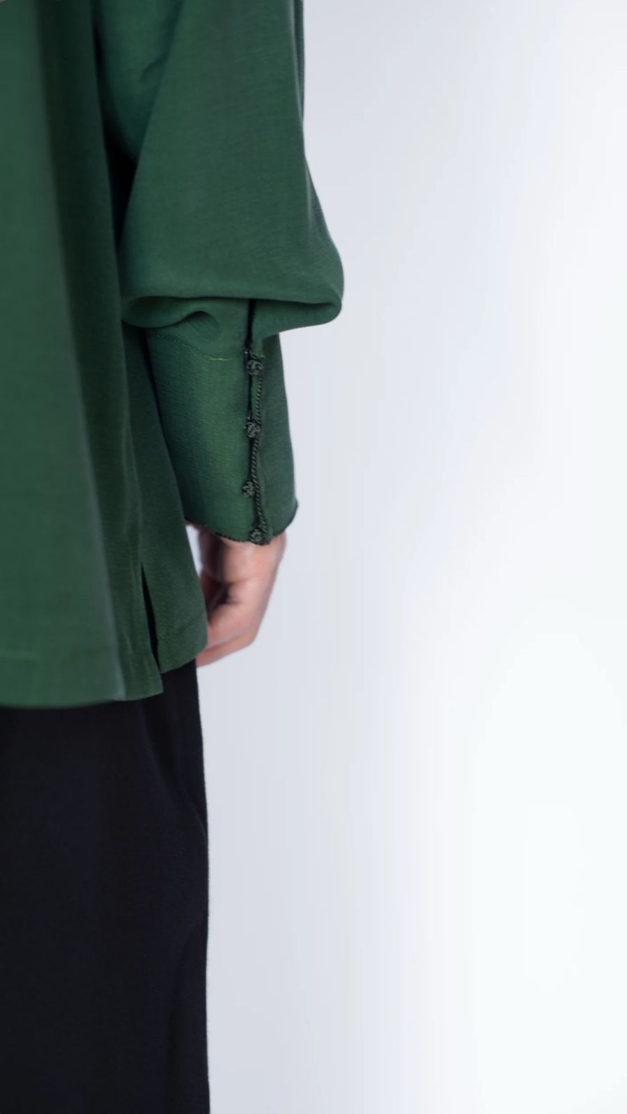 Traditional men's shirt green