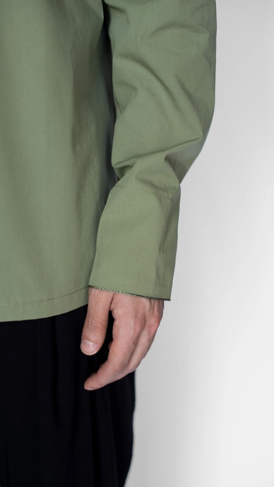 Traditional men's shirt khaki