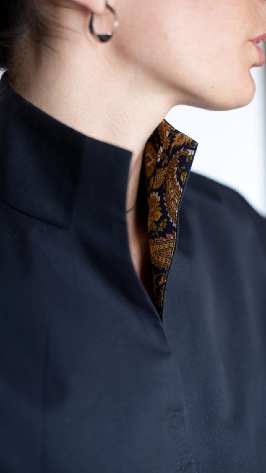 Akhalukhi shirt dress blue