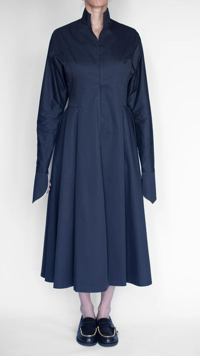 Akhalukhi shirt dress blue