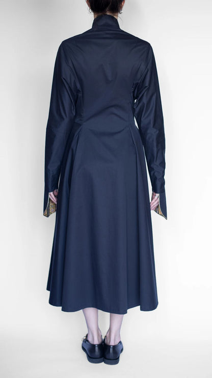 Akhalukhi shirt dress blue