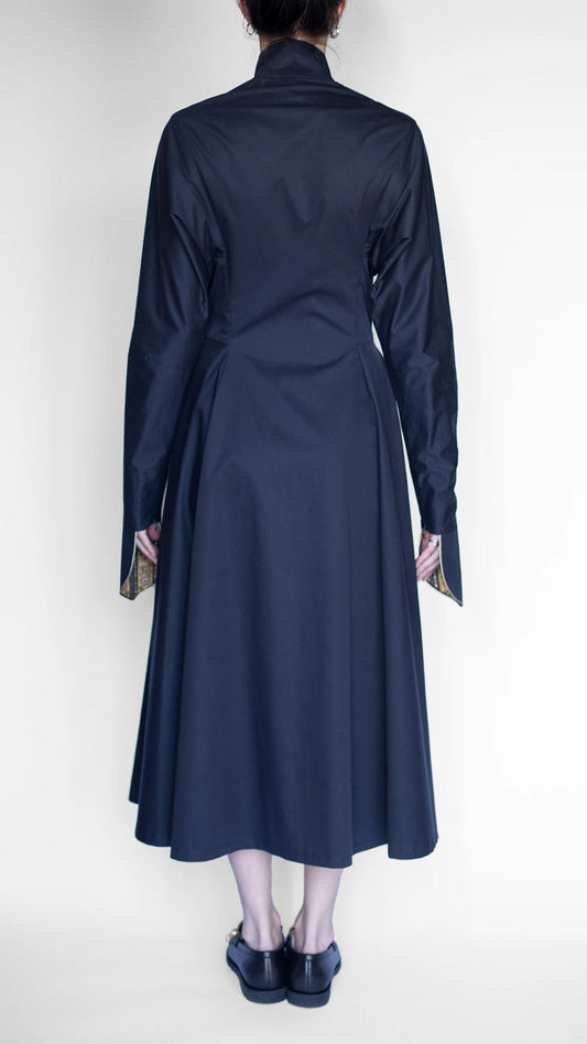 Akhalukhi shirt dress blue