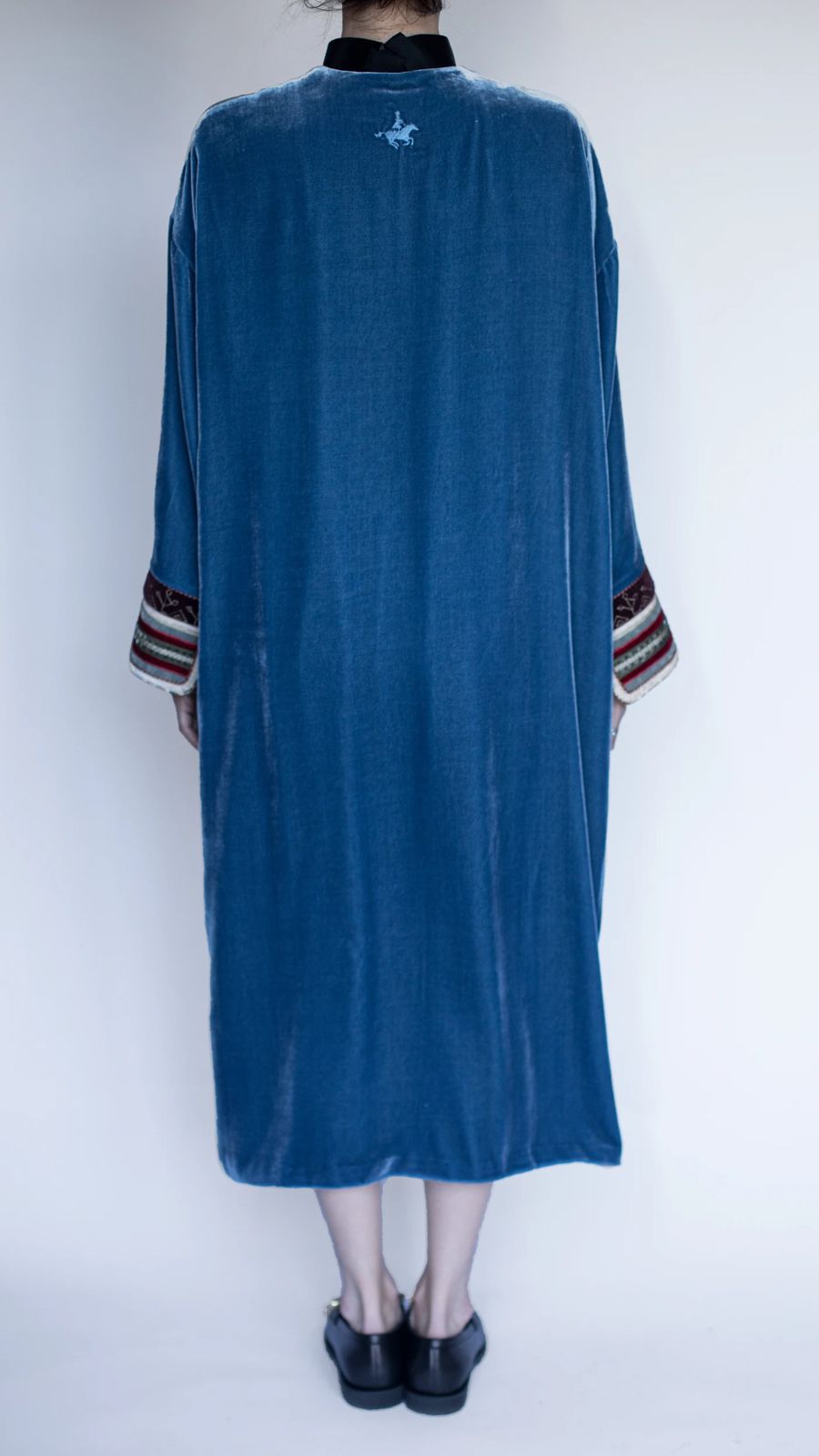 classic rachuli dress in blue