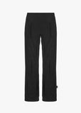 Fake Cutout Tencel Trousers