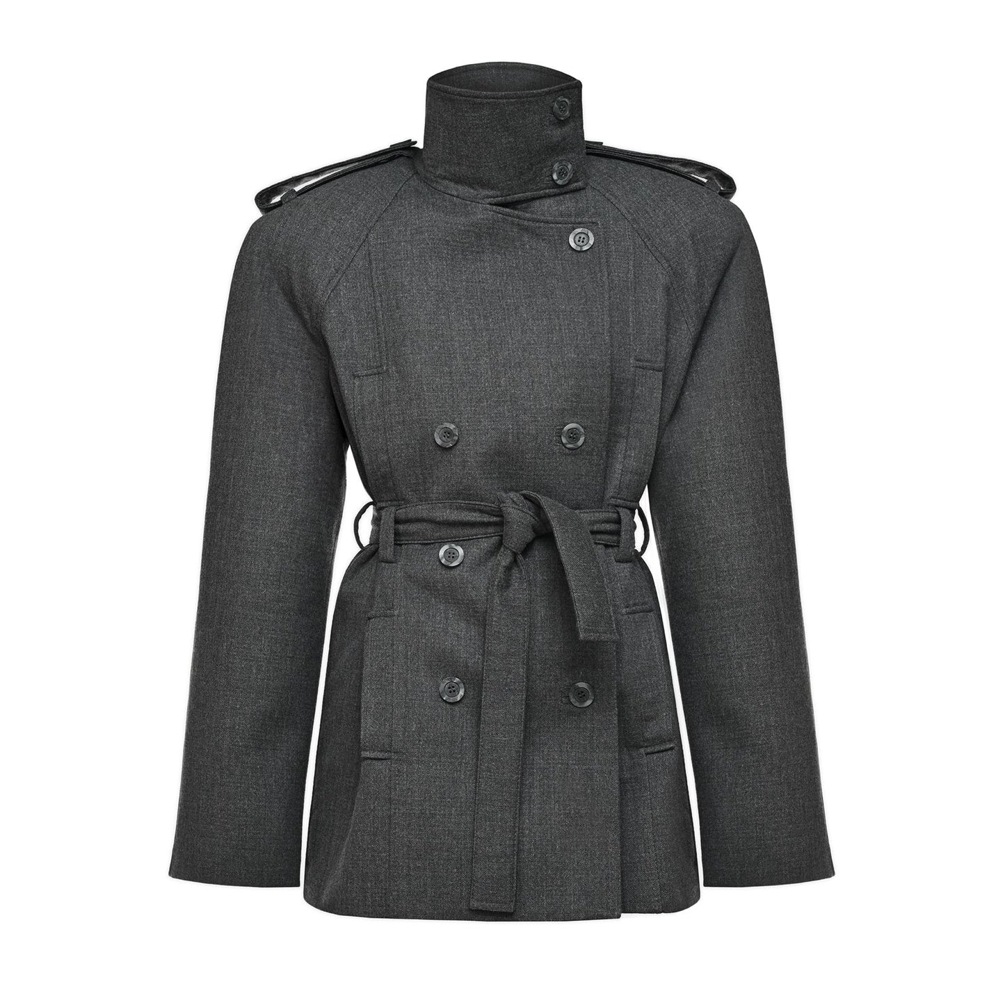 bokuchava LA NUIT CROP TRENCH