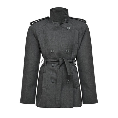 bokuchava LA NUIT CROP TRENCH