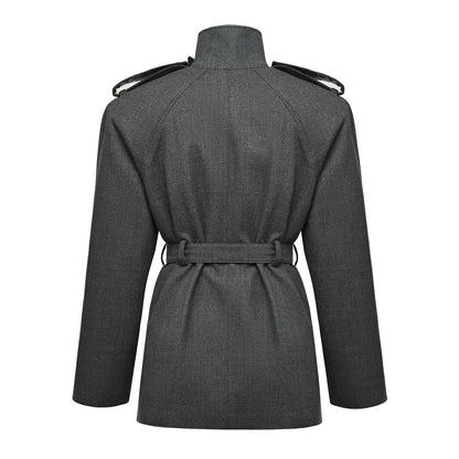 bokuchava LA NUIT CROP TRENCH