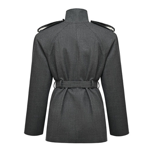 bokuchava LA NUIT CROP TRENCH