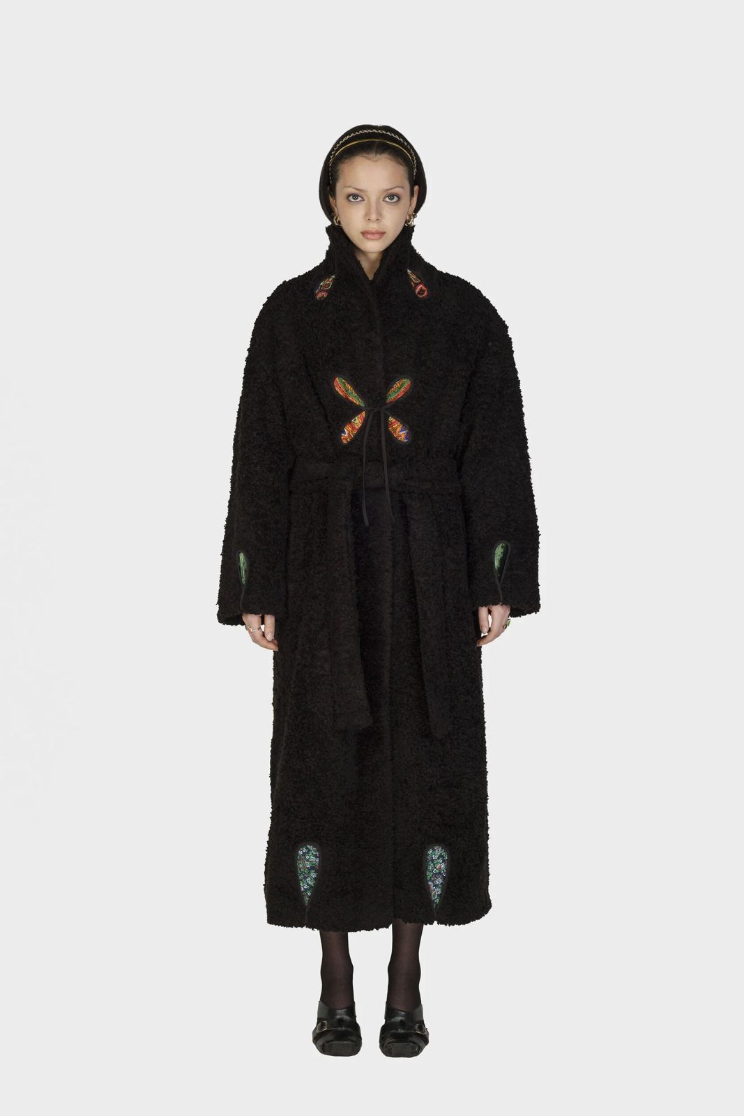 FUR PETAL COAT Jkim