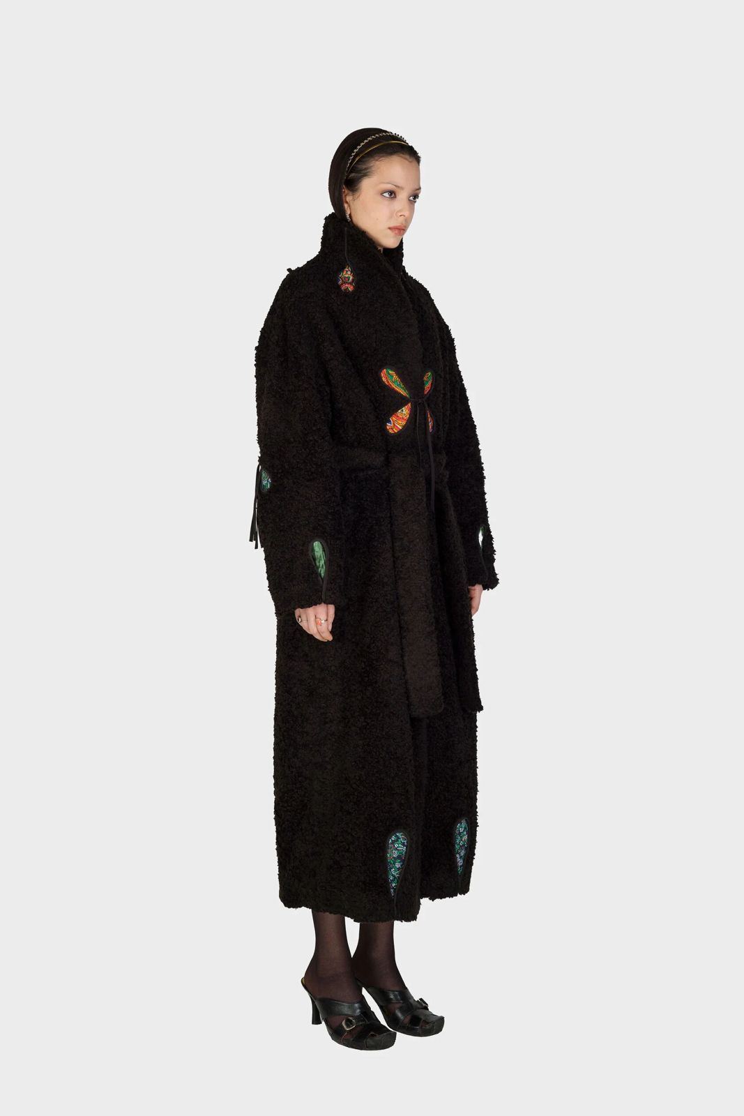 FUR PETAL COAT Jkim