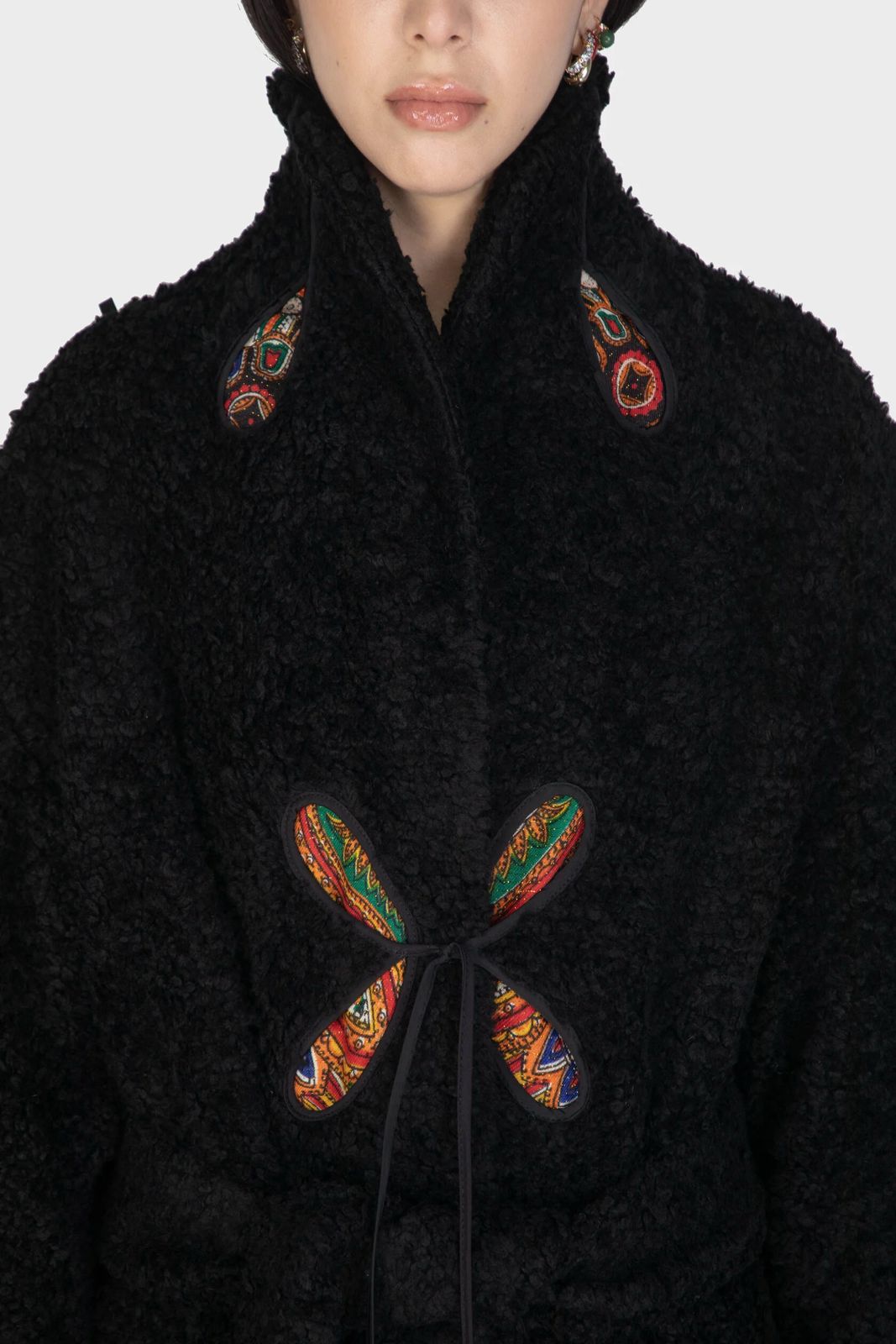 FUR PETAL COAT Jkim