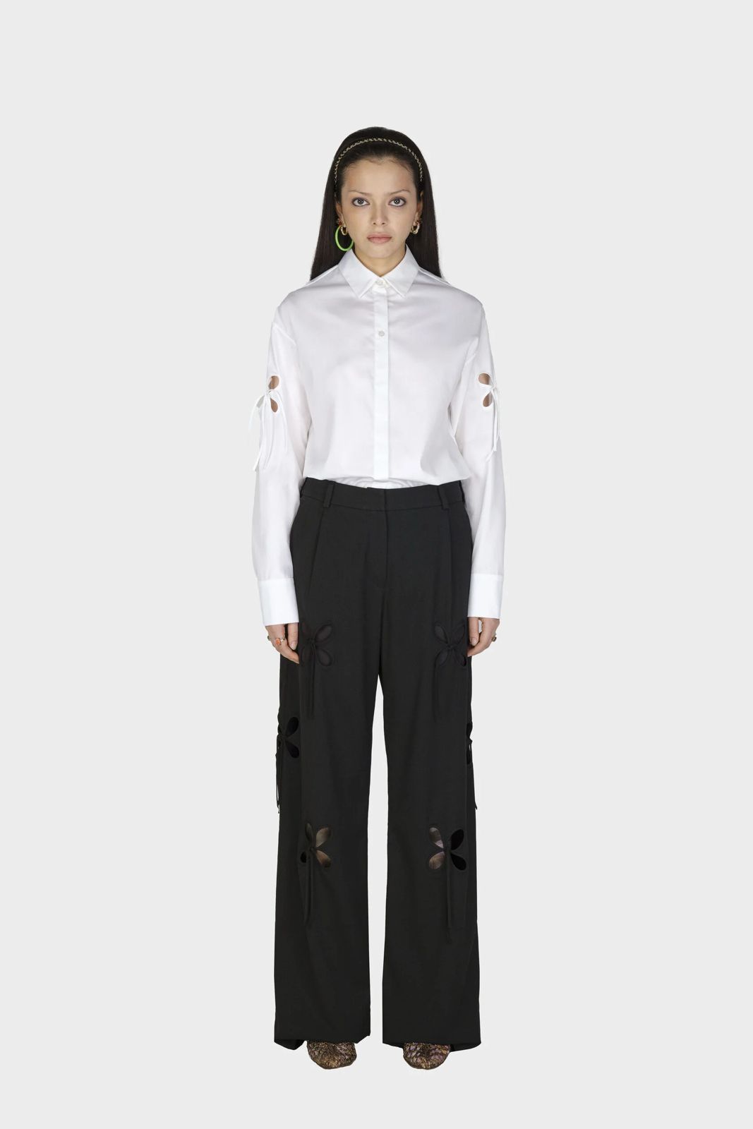 PETAL SUITING TROUSERS