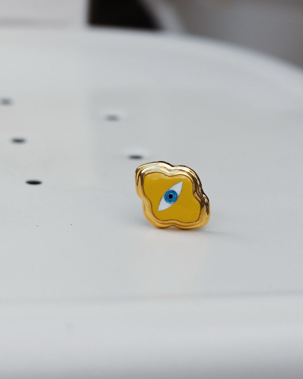 Golden Aura Eye Ring