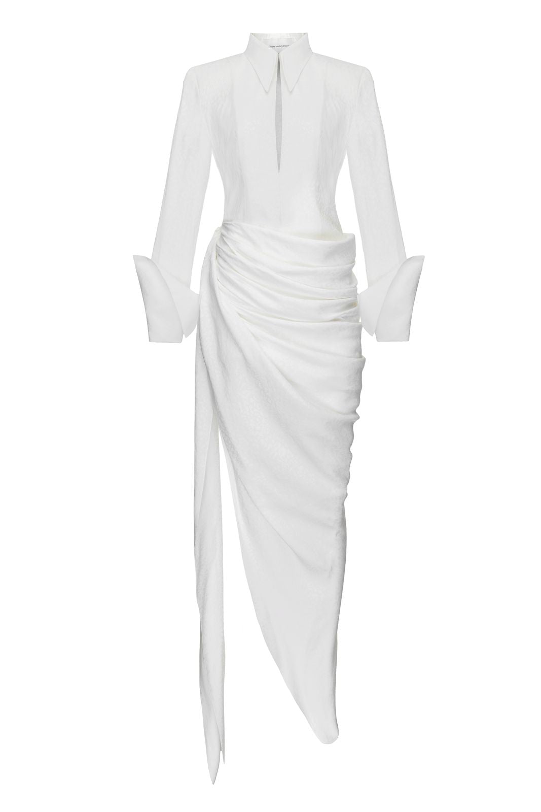TIE DRAPE DRESS