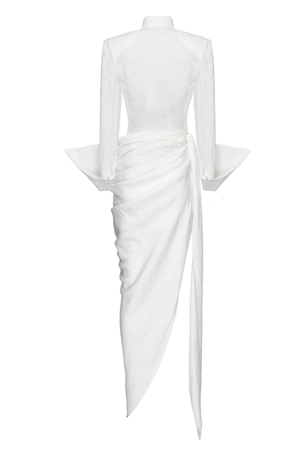 TIE DRAPE DRESS