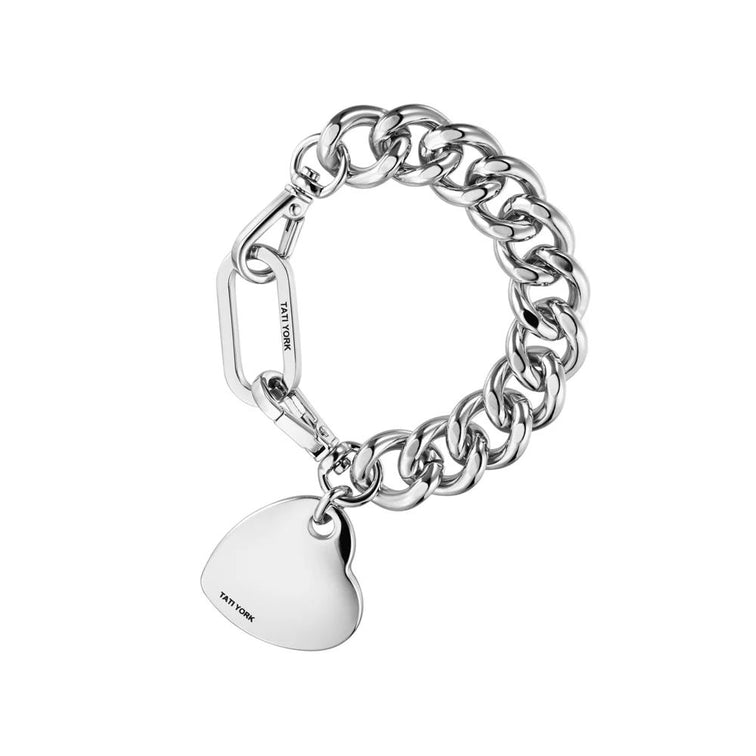 Katka silver bracelet with heart