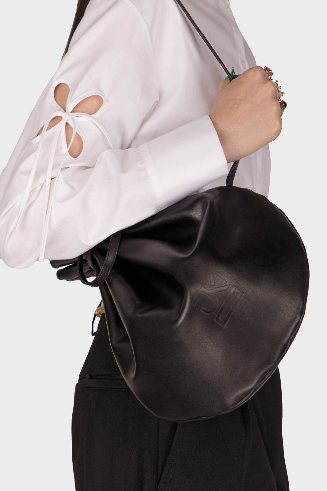 white PETAL SHIRT