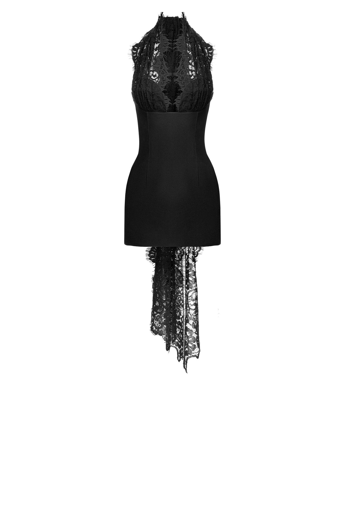 Lace Detail Mini Dress