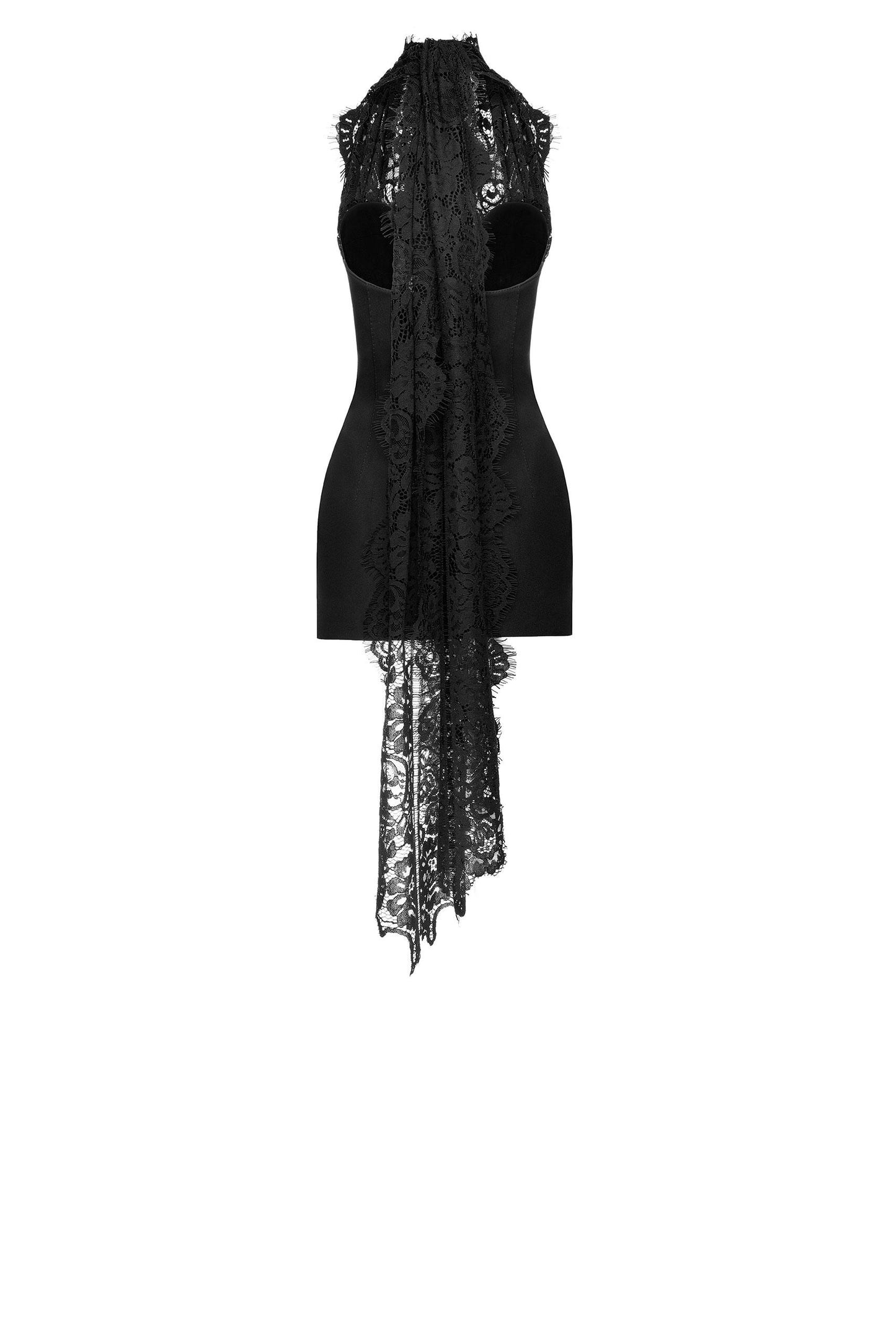 Lace Detail Mini Dress