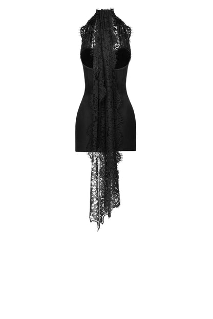 Lace Detail Mini Dress