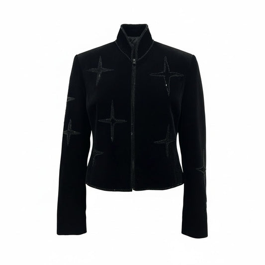 Black Star Embroidered Jacket