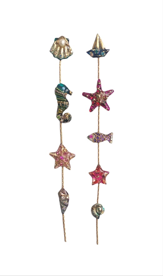 Seashell earrings