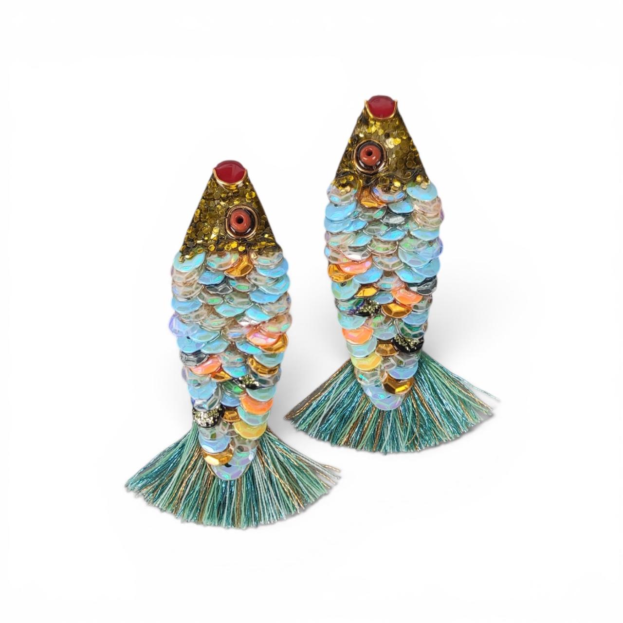 big fish earrings