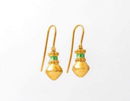 Earrings with Enamel