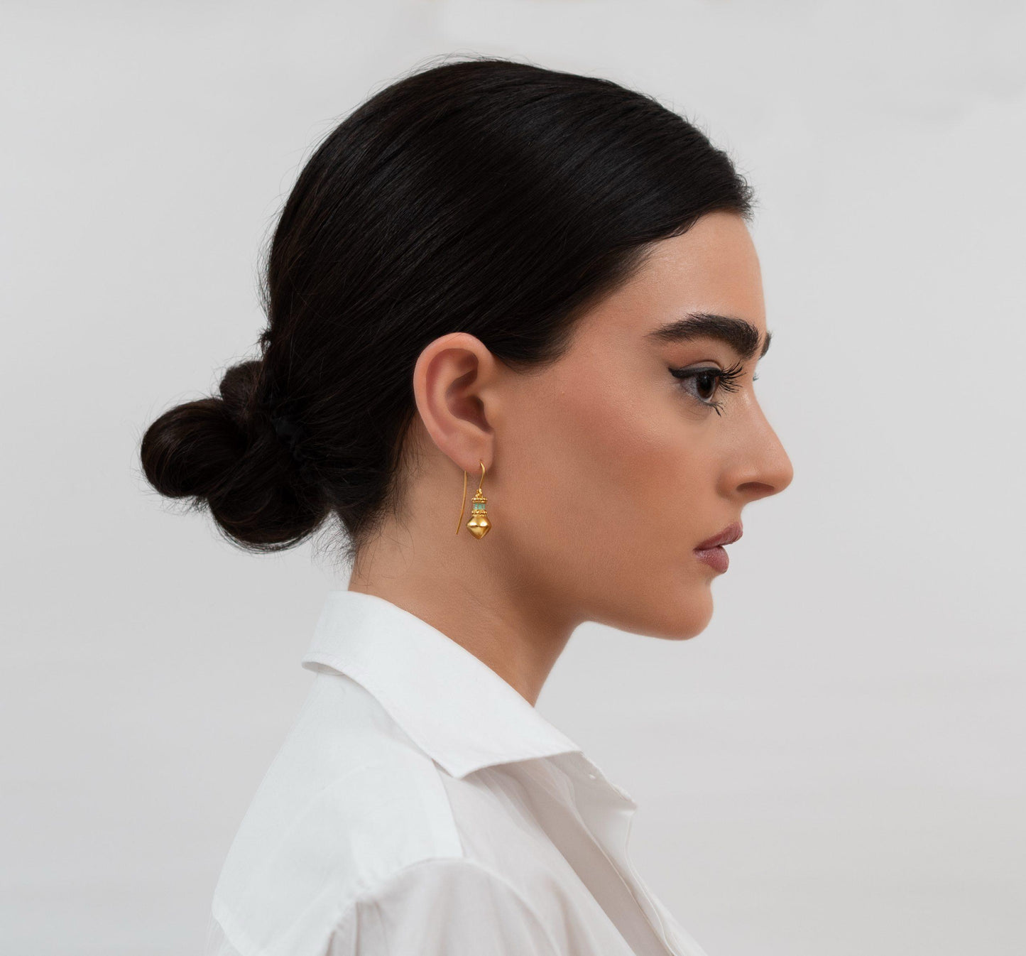 Earrings with Enamel