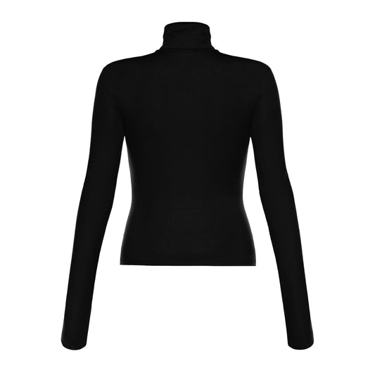 PIERCED TURTLENECK