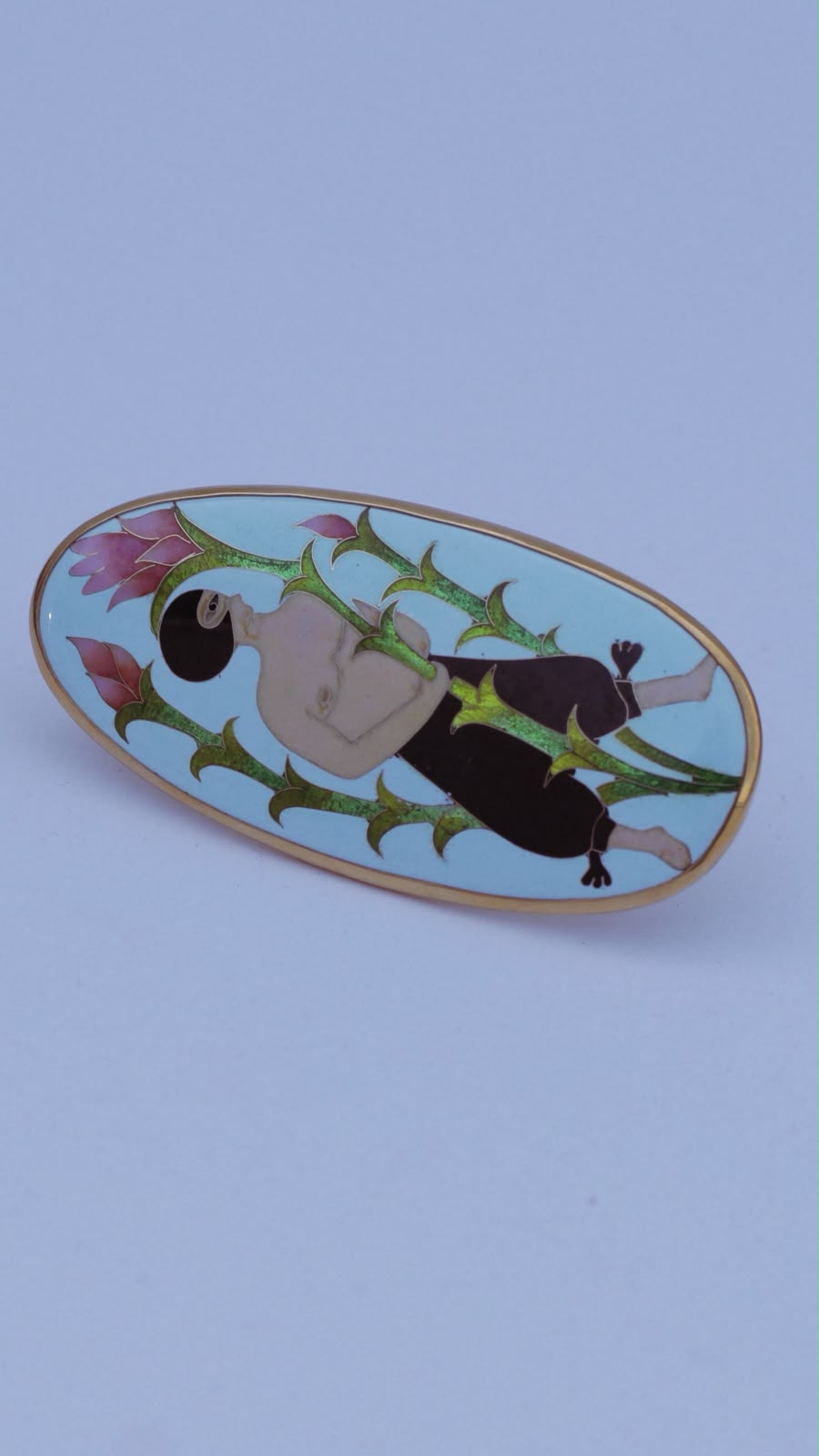 Figure in Lotus Garden Ring