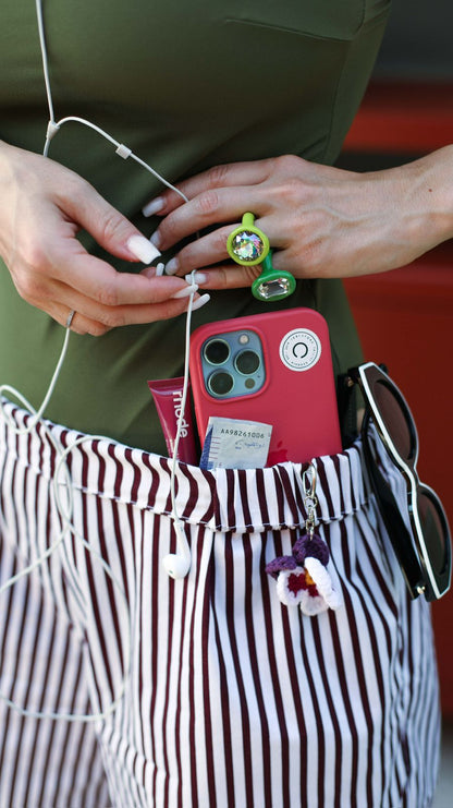 IERI Burgundy & White Striped Pajama