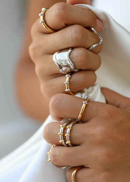 Rhodium Ring