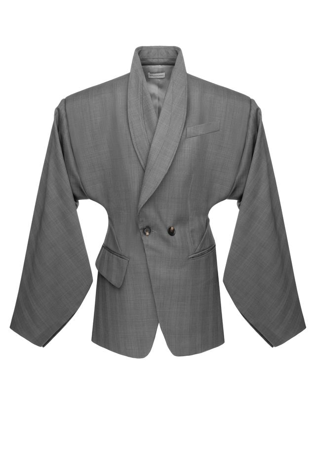 Grey wool jacket